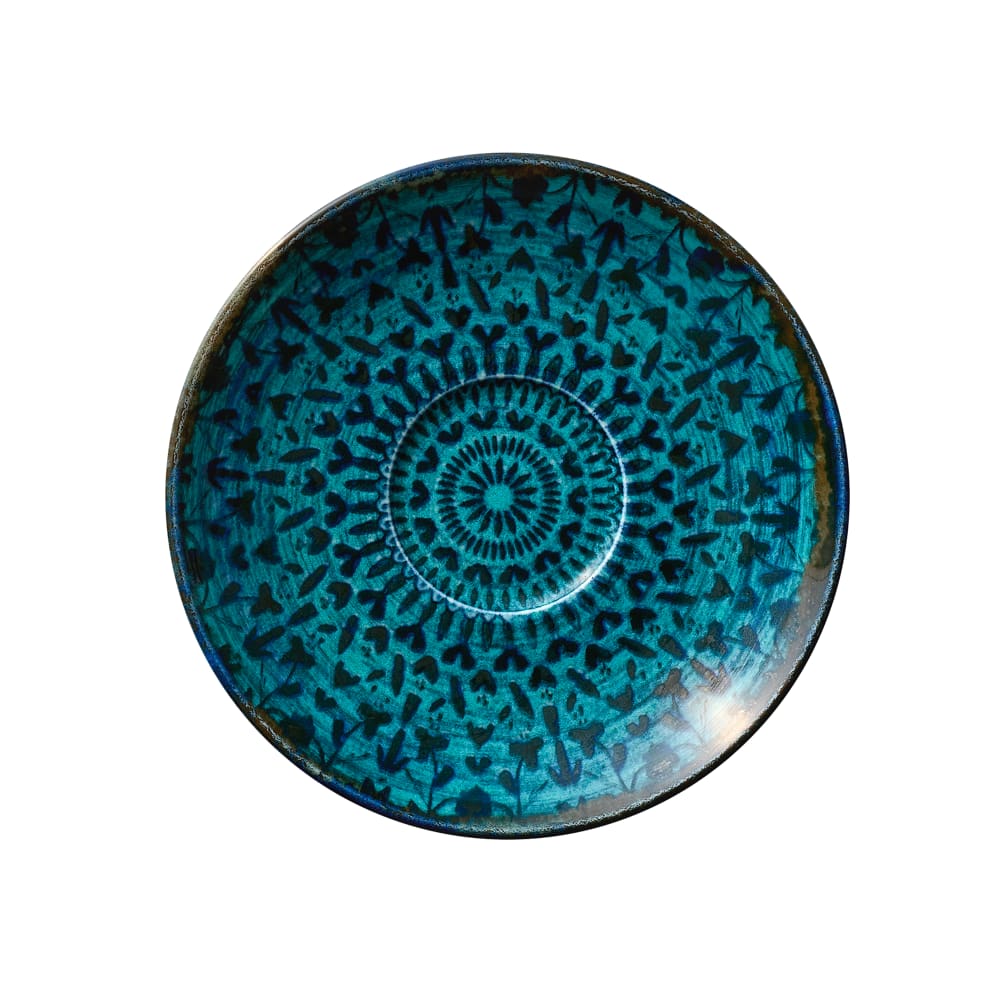 634-803692241000301 5 3/4" Round Mirage Saucer - China, Indigo