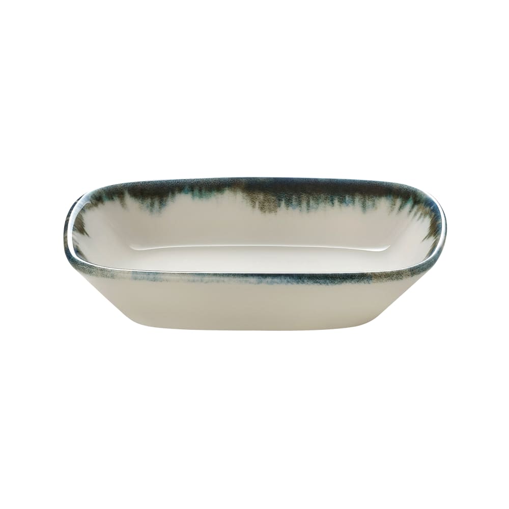 634-803581241000301 3 oz Mirage Rectangular Bowl, White