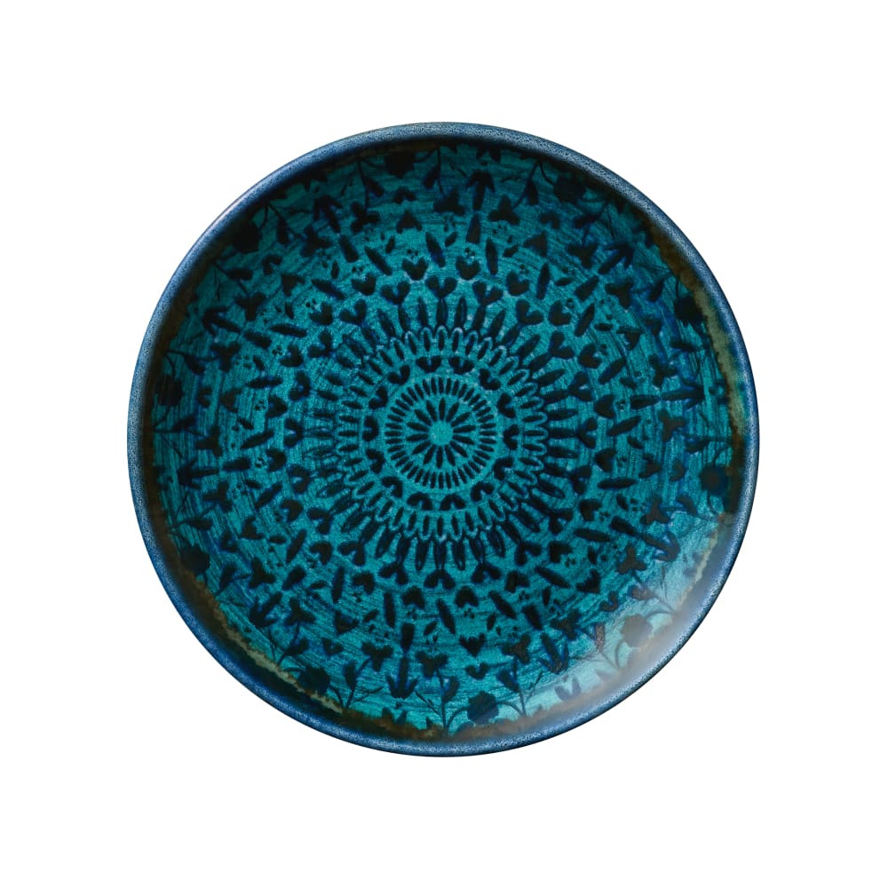 634-803121541000301 5 7/8" Mirage Round China Plate, Indigo