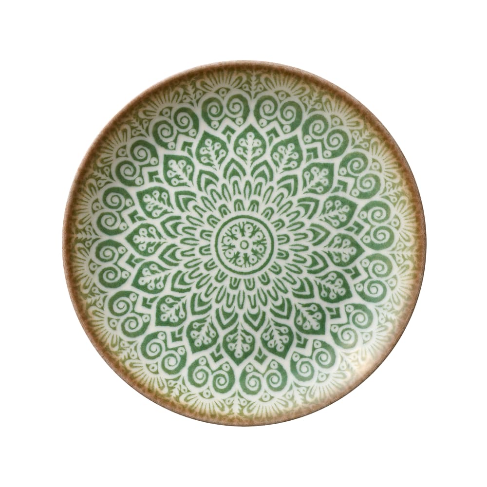 634-803121541000401 5 7/8" Soulmate Round China Plate, Jade