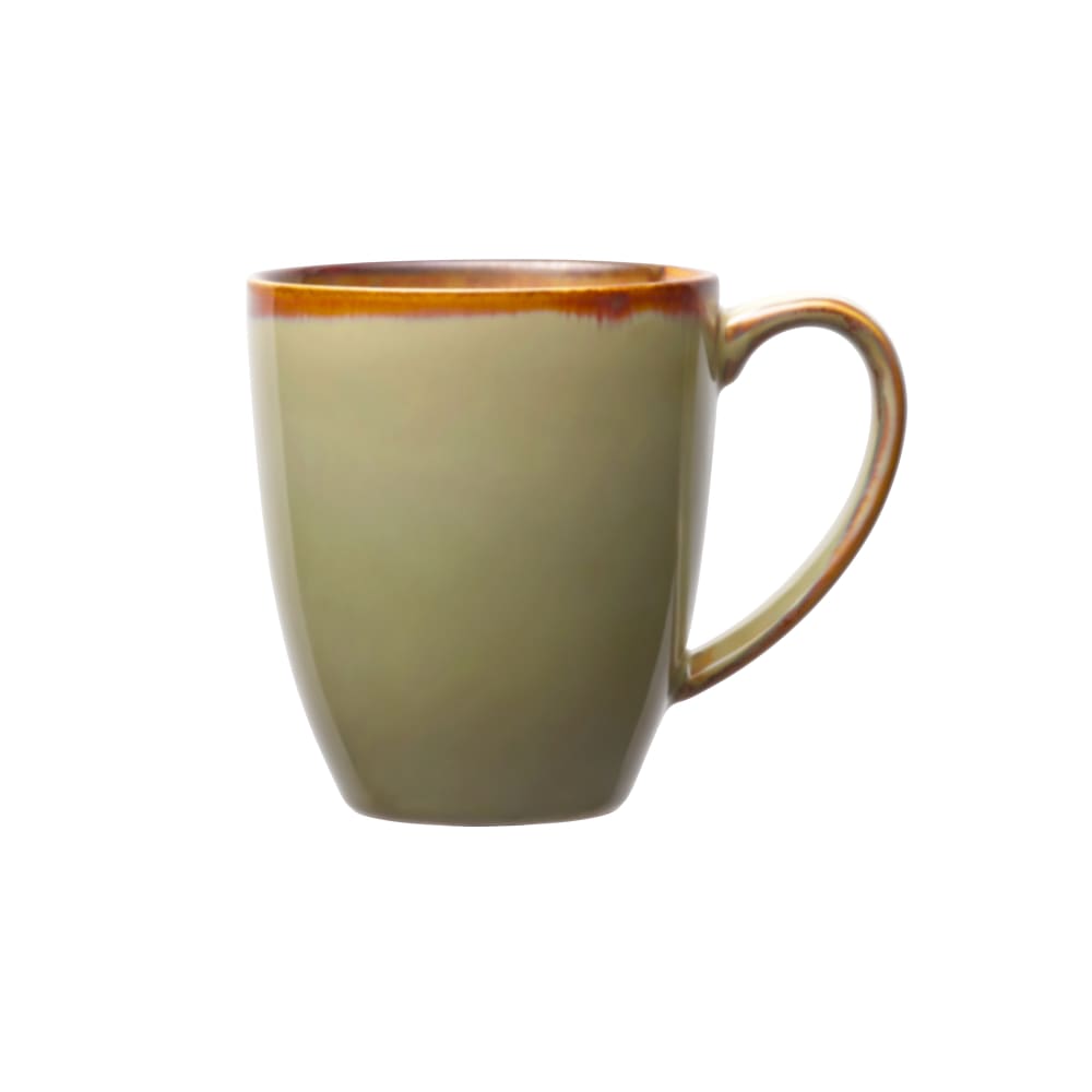 634-HEDON8S 13 oz Hedonite Sage Mug - Porcelain, Sage