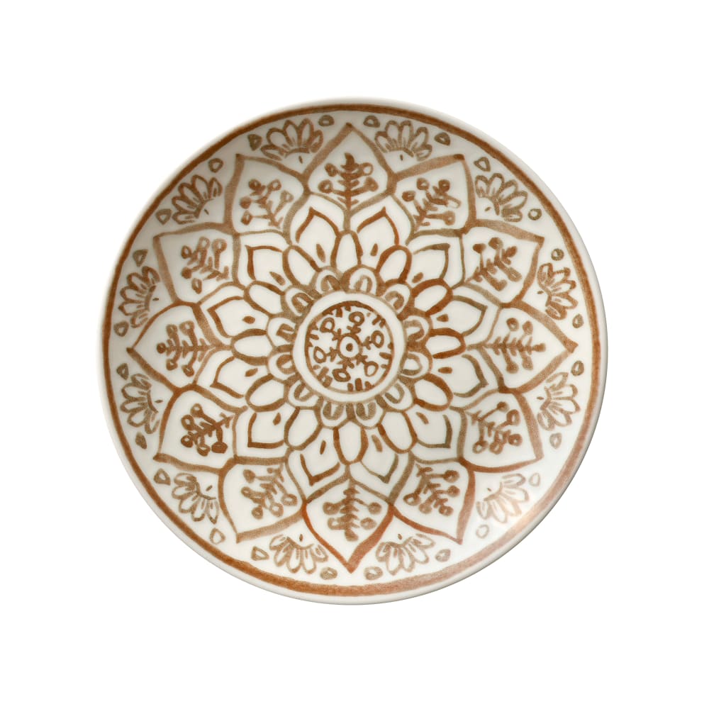 634-803122141000402 8 1/4" Soulmate Round China Plate, Sienna