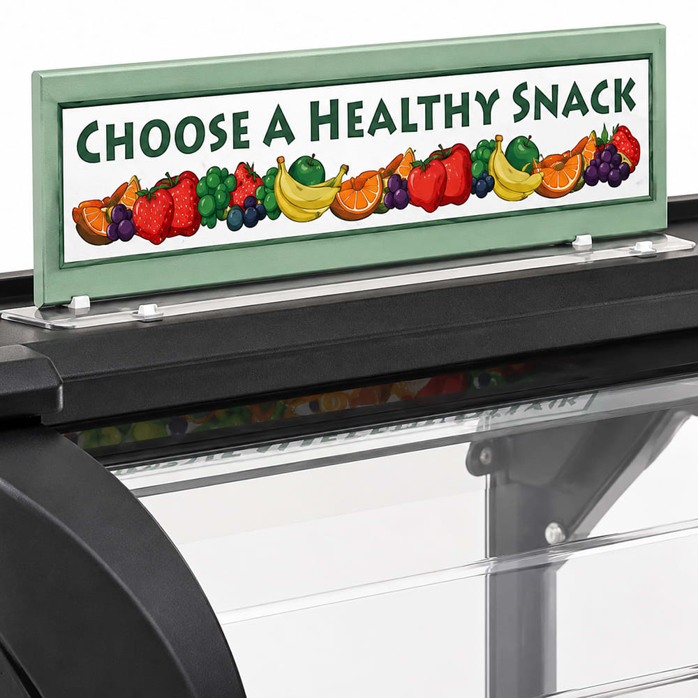 144-VBRSHTS152 Versa Food Bar Sign Holder, Clear