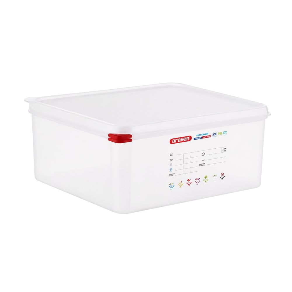 028-00470 14 7/10 qt Rectangular Food Storage Container - Polypropylene, Clear