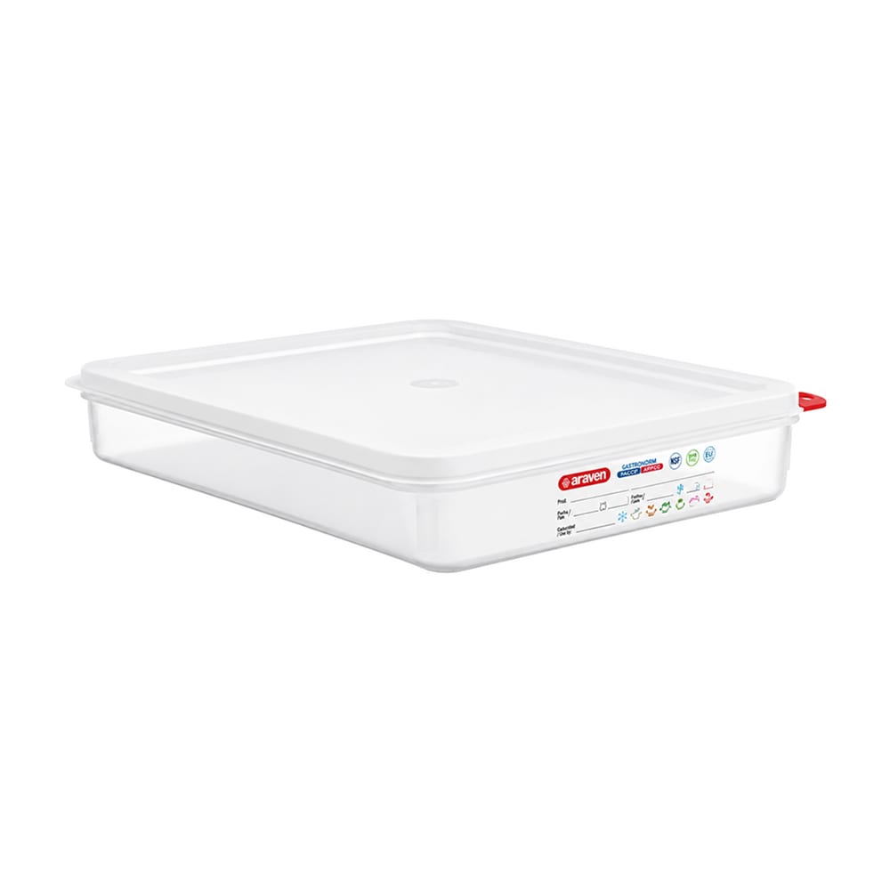 028-03044 8 1/2 qt Rectangular Food Storage Container - Polypropylene, Clear