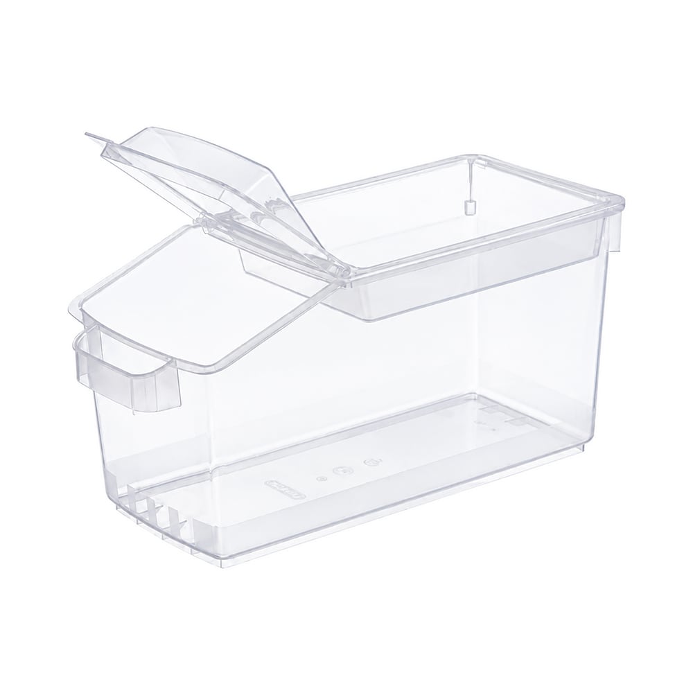 028-09308 3 7/10 Gallon Shelf Ingredient Bin - Clear