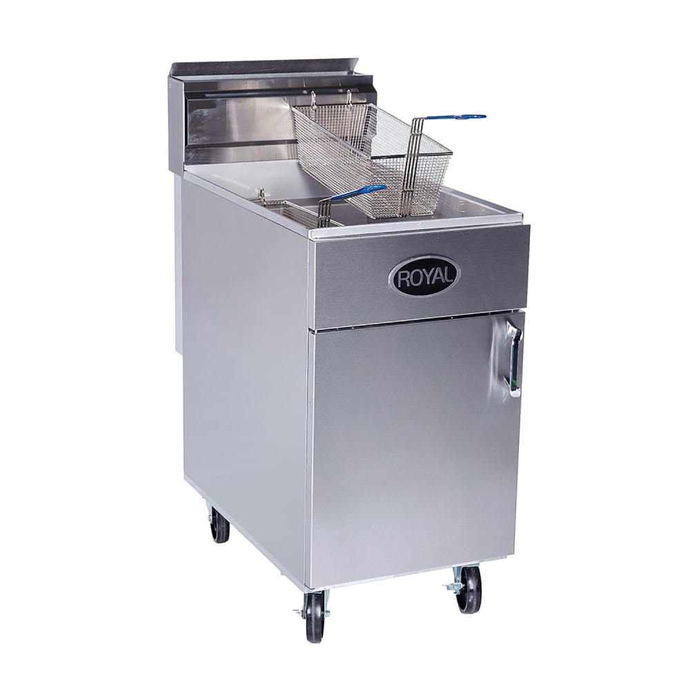 078-RFT75LP Gas Fryer - (1) 75 lb Vat, Floor Model, Liquid Propane