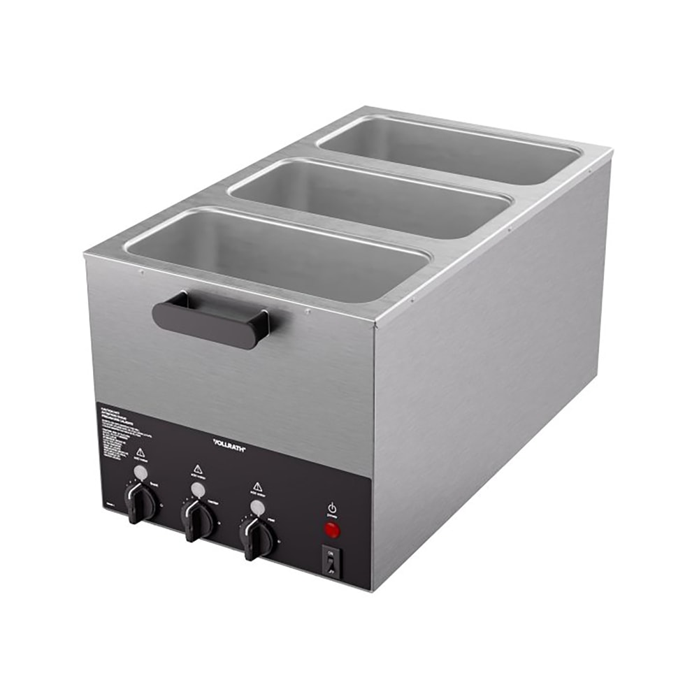 Thermalizer Vs Rethermalizer Vollrath 72033 Rethermalizer w/ (3) Third Size Wells, 120v/1ph