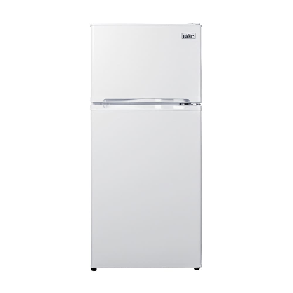 162-FF712W 4.3 cu ft Compact Refrigerator Freezer w/ Solid Doors - White, 115v
