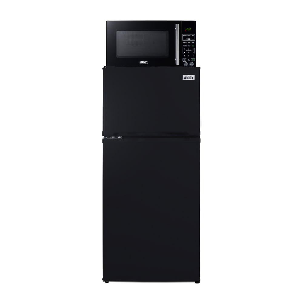 162-MRF713BALHD 4.3 cu ft Compact Refrigerator Freezer/Microwave Combo - Black, 115v