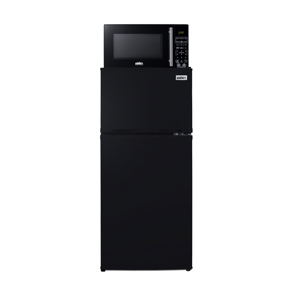 162-MRF713BA 4.3 cu ft Compact Refrigerator Freezer/Microwave Combo - Black, 115v