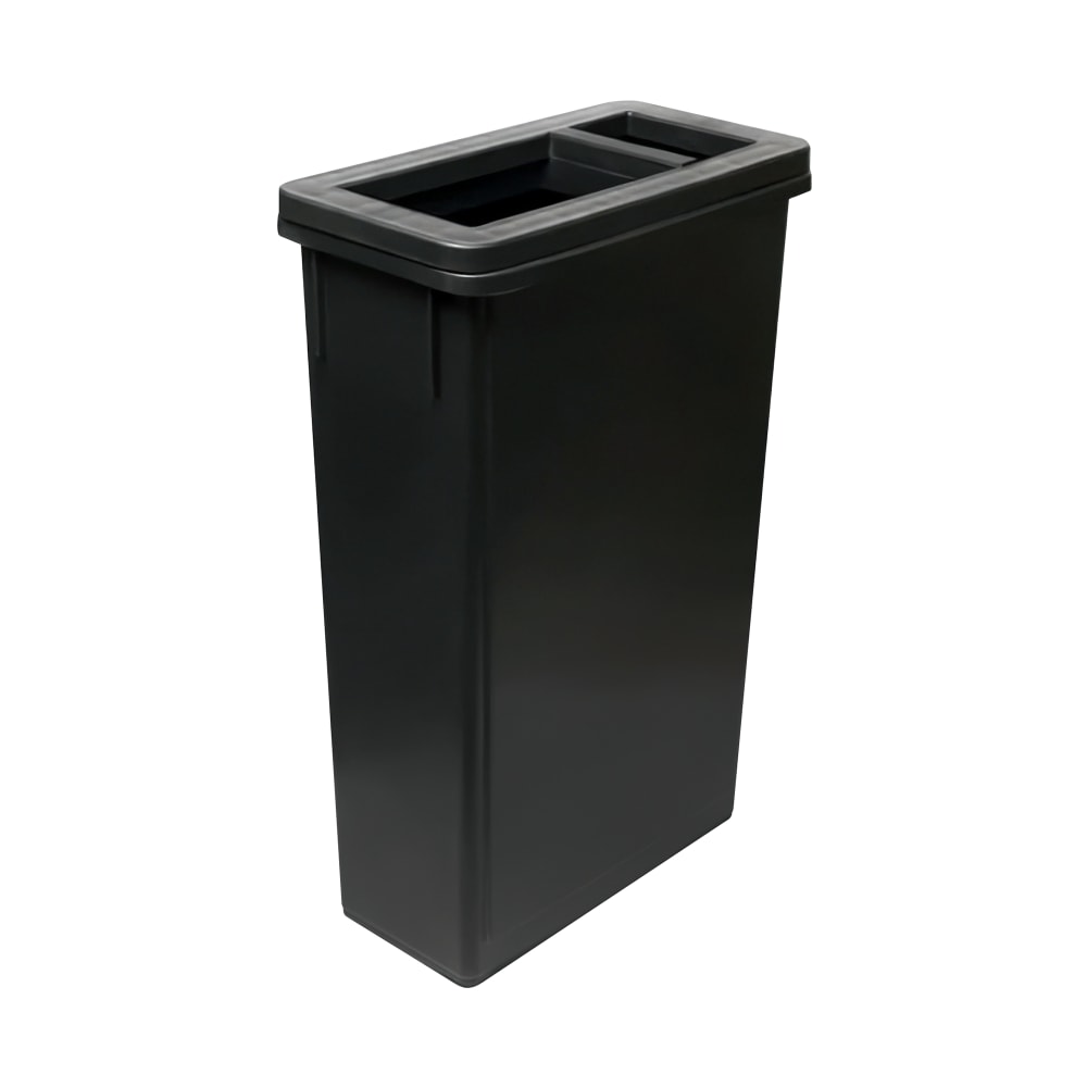 452-EPKBCOMBOKIT Espresso Knockbox w/ Garbage Can - 20 1/4"L x 11 1/2"W x 32"D