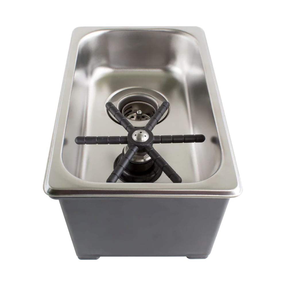 452-EPPRCT6102 10 1/10" Glass Rinser for Counter Top Rinser, Stainless Steel