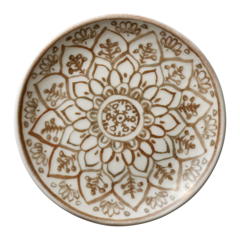 634-803121541000402 5 7/8" Soulmate Round China Plate, Sienna
