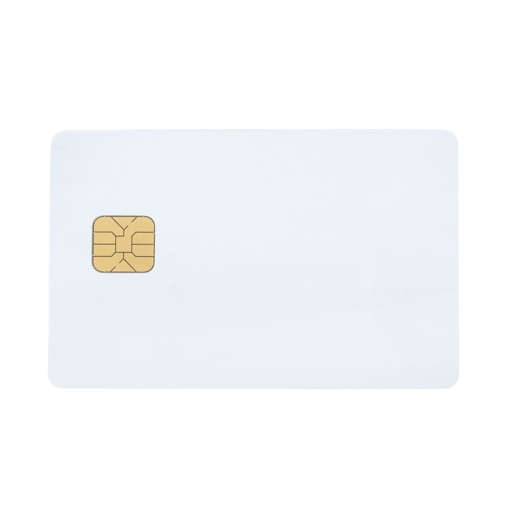 589-100508 Low Density Blank Smart Card For Menu Only
