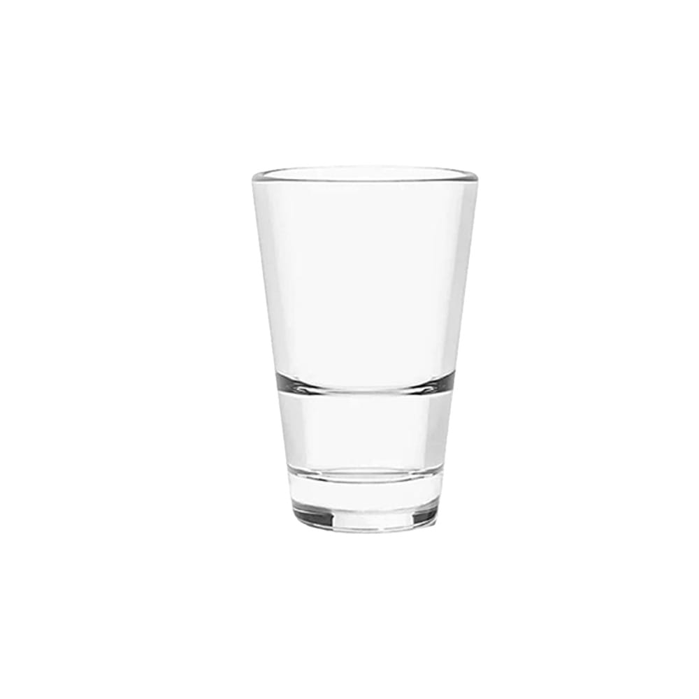 039-TB6QST124B 1 1/2 oz RESERVE Shot Glass, Plastic, Clear