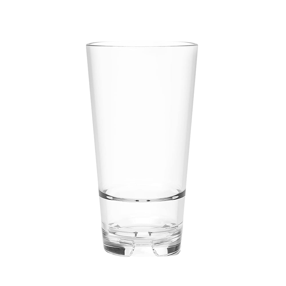 039-TBP0124 16 oz Pint Glass, Plastic, Clear