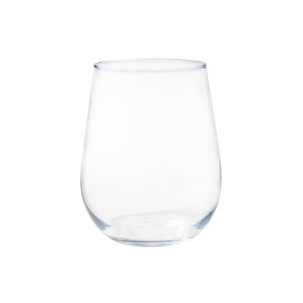 039-TPSW0124 16 oz RESERVE Stemless Wine Glass, Plastic, Clear