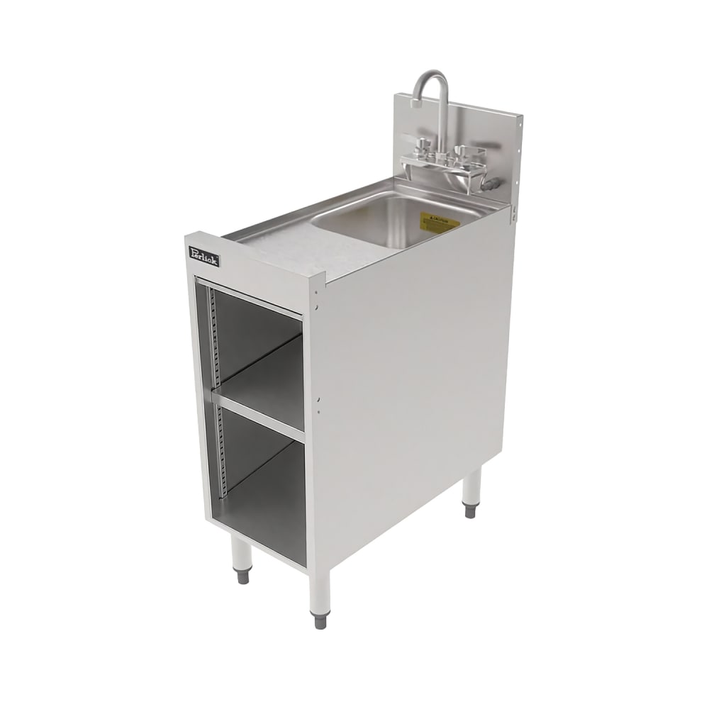 199-TSF12CM 12" Stationary Chemical Storage Cabinet, 24" Front To Back