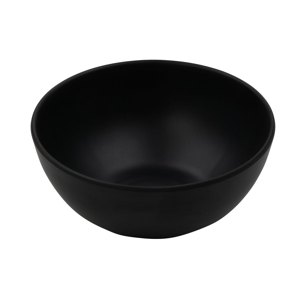 284-B101BK 4 1/2" Round Soup Bowl w/ 7 oz Capacity, Melamine/Black