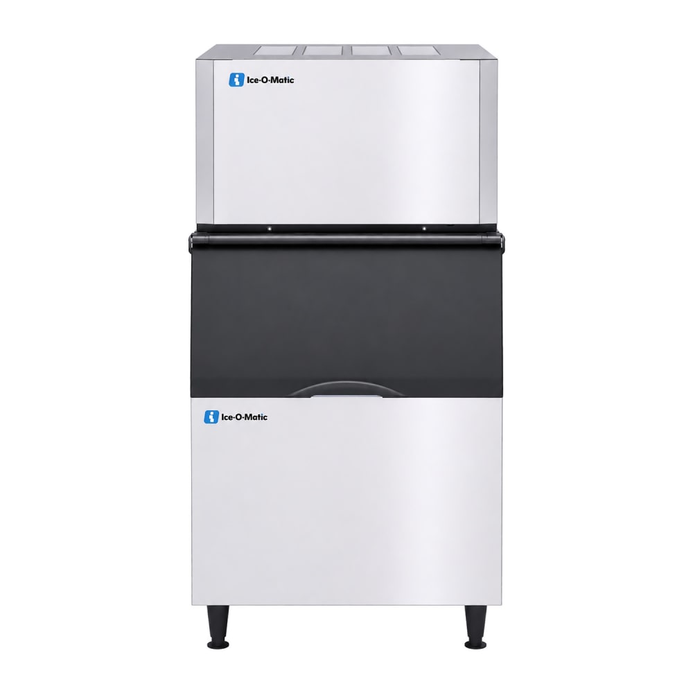 159-CIM0530FAB55PS 561 lb Elevation Series™ Full Cube Ice Machine w/ Bin - 510 lb Storage, Air Co...