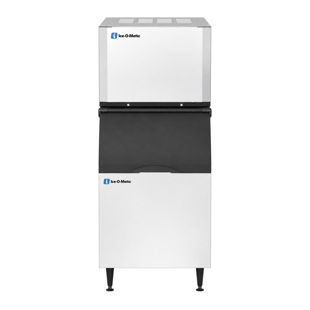 159-CIM0330HAB55PS 313 lb Elevation Series™ Half Cube Ice Machine w/ Bin - 510 lb Storage, Air Co...
