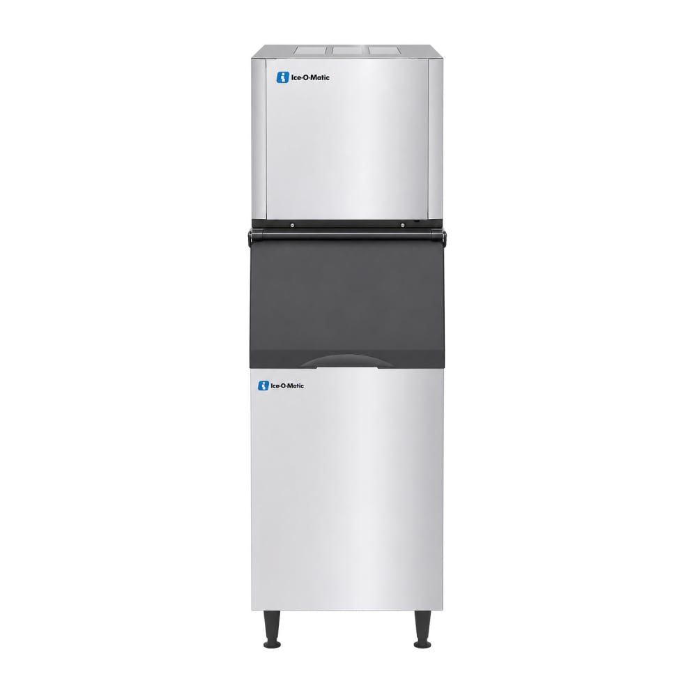 159-CIM0430HAB55PS 435 lb Elevation Series™ Half Cube Ice Machine w/ Bin - 510 lb Storage, Air Co...