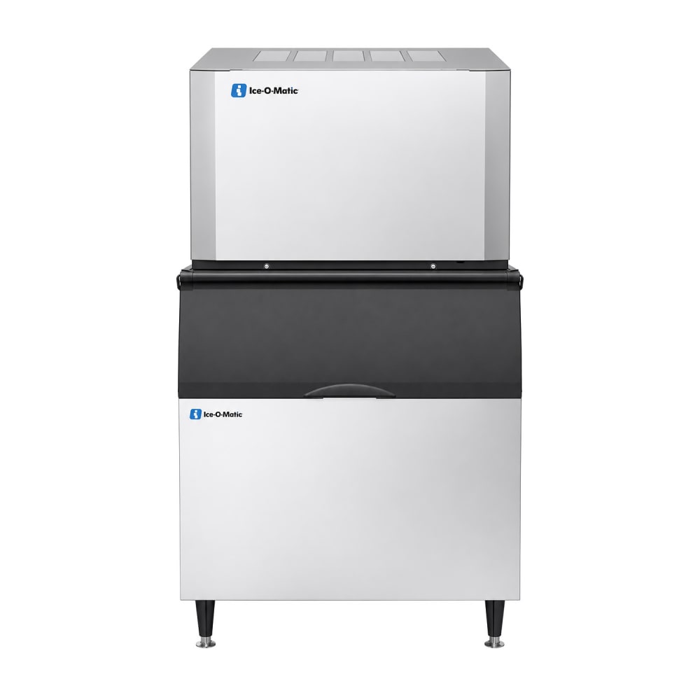 159-CIM0530HAB40PS 525 lb Elevation Series™ Half Cube Ice Machine w/ Bin - 344 lb Storage, Air Co...