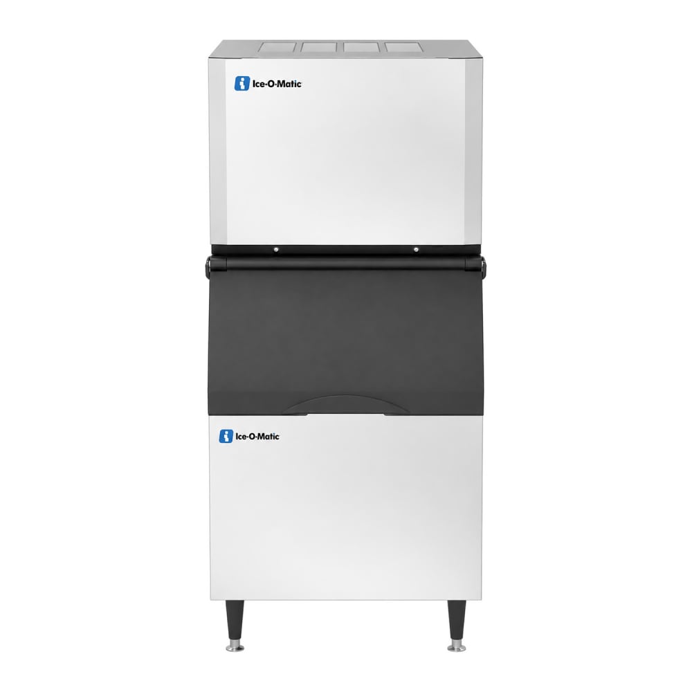 159-CIM0430FAB55PS 435 lb Elevation Series™ Full Cube Ice Machine w/ Bin - 510 lb Storage, Air Co...