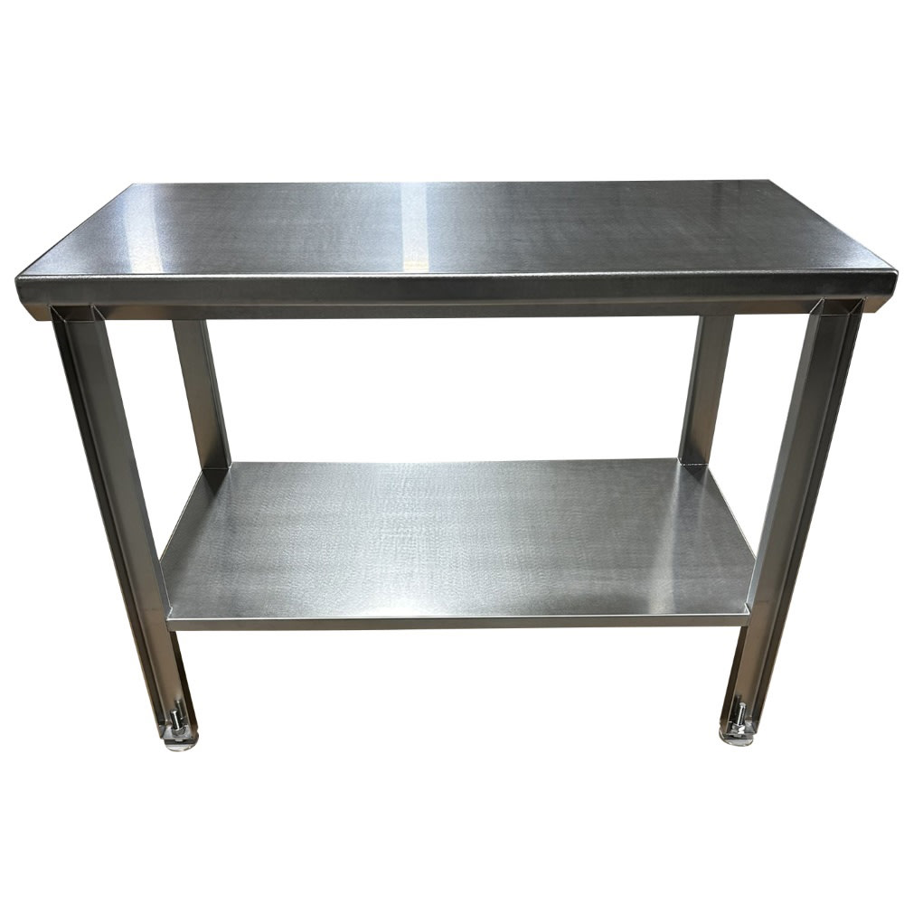 335-SSL1001AS36X30 36" 11 ga Work Table w/ Undershelf & 304 Series Stainless Flat Top