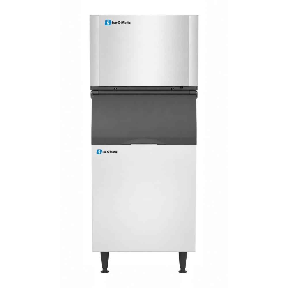 159-CIM0636HAB55PS 600 lb Elevation Series™ Half Cube Ice Machine w/ Bin - 510 lb Storage, Air Co...