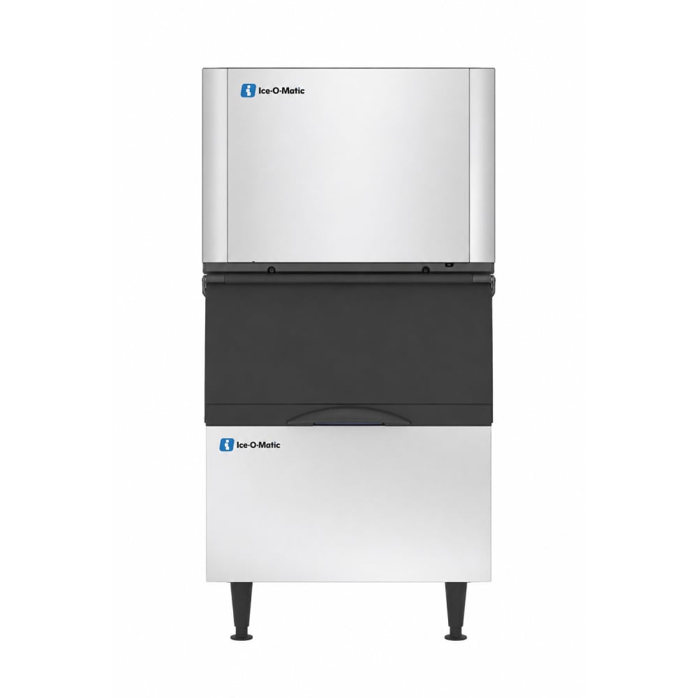 159-CIM0836HAB40PS 900 lb Elevation Series™ Half Cube Ice Machine w/ Bin - 344 lb Storage, Air Co...