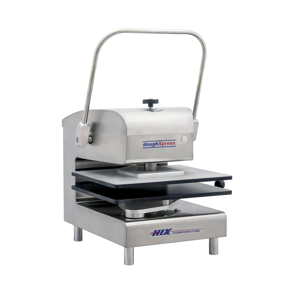 257-DXM1620SS Manual Meat Press w/ 16" x 20" Xylan Coated Platens - Stainless Steel