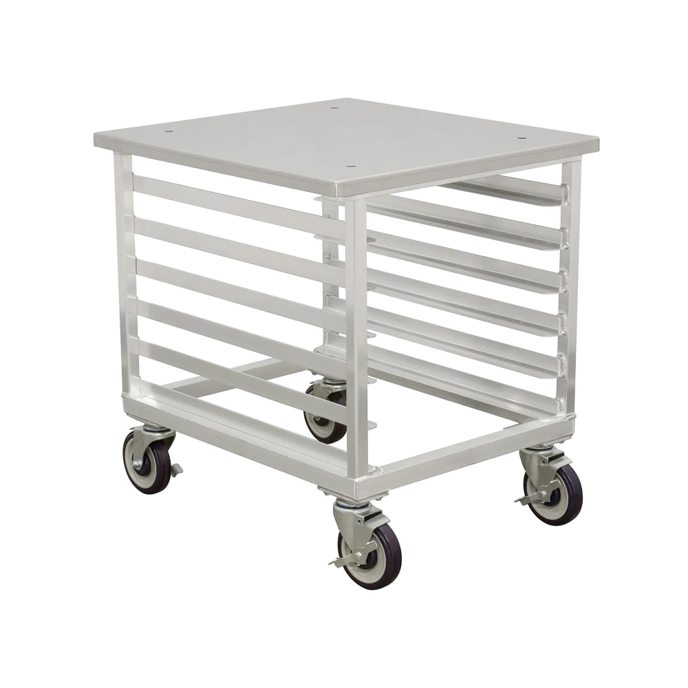 257-TXC3 28" x 28" Stationary Equipment Stand for Tortilla Press, Pan Slides
