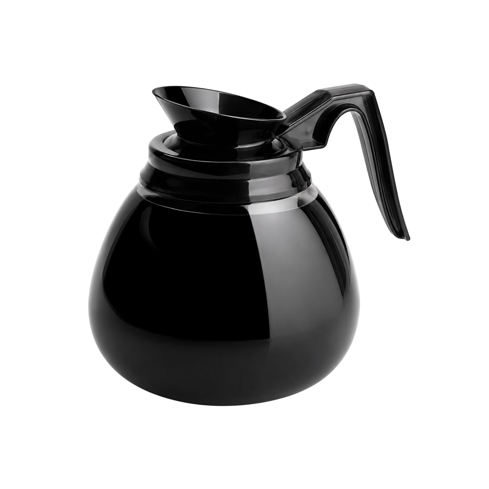 140-REG8923BL3 64 oz Regular Coffee Decanter w/ Black Plastic Handle