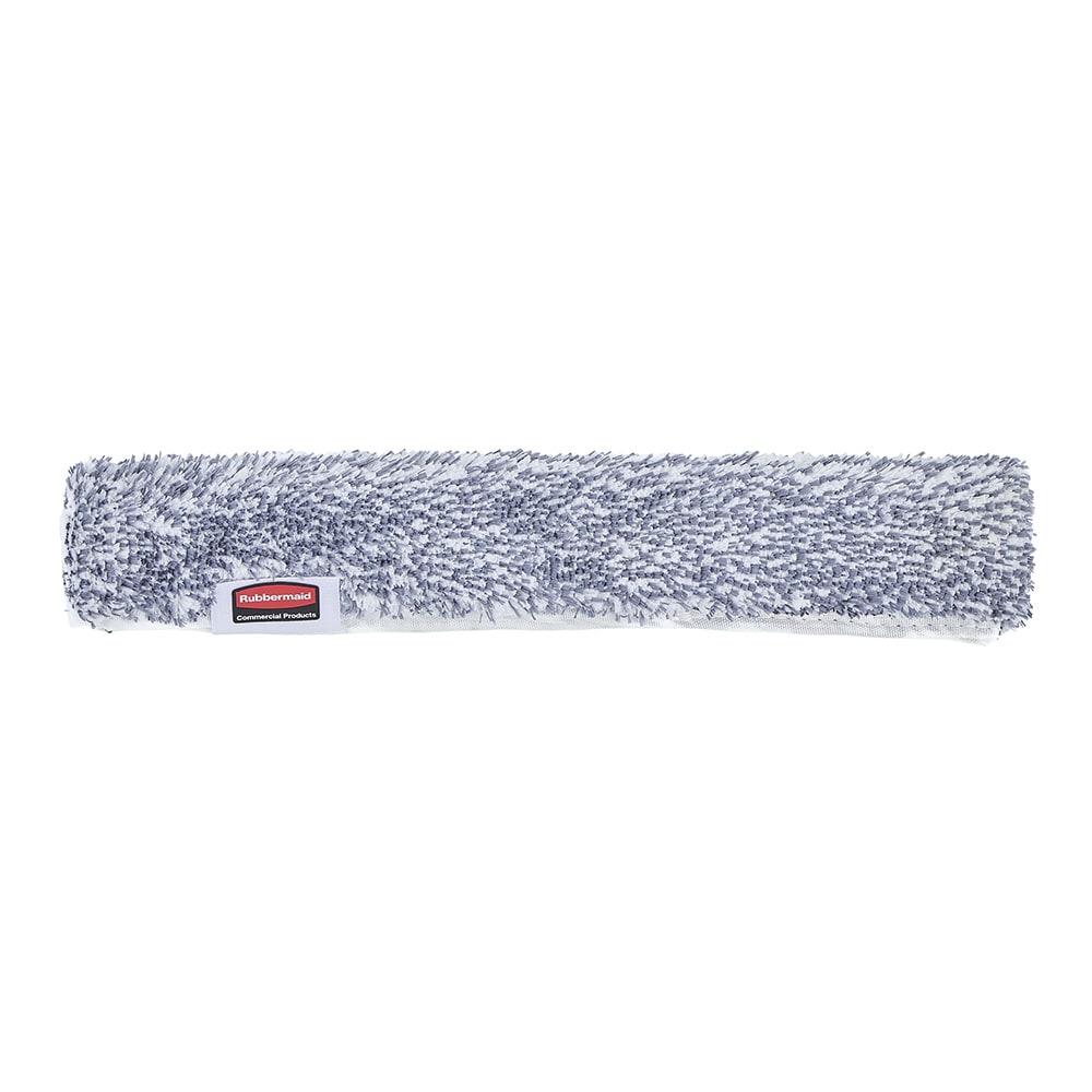 007-2221960 20 3/8" Hygen™ High Absorbency Glass Strip Washer Sleeve - Microfiber, Gray