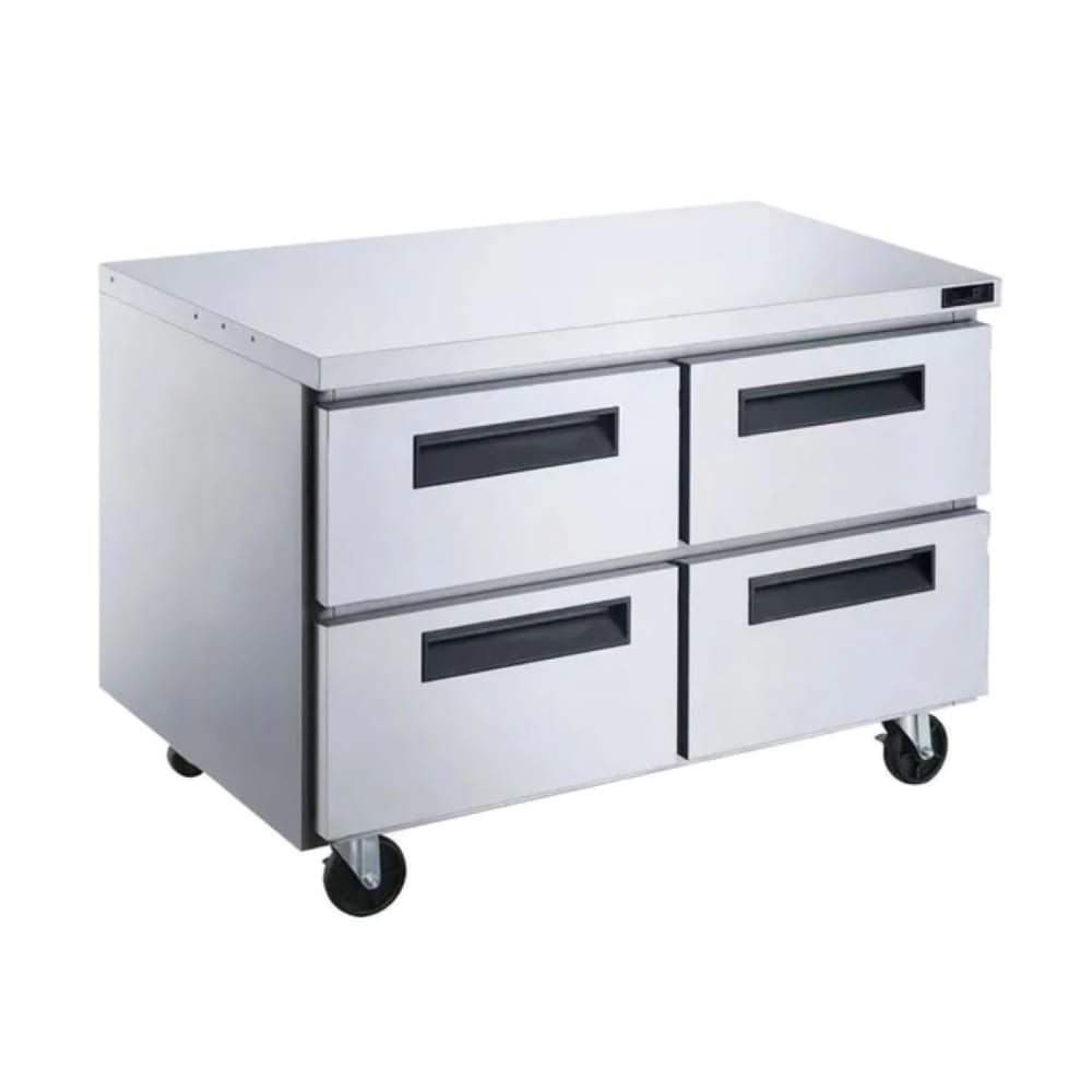 060-DUC48RD4 48" Undercounter Refrigerator w/ (2) Sections & (4) Drawers, 115v