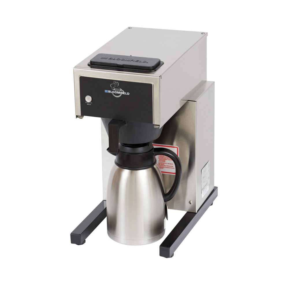 140-4B8785AL120V Gourmet 1000™ Pourover Low Profile Airpot Coffee Brewer for Thermal Servers - St...
