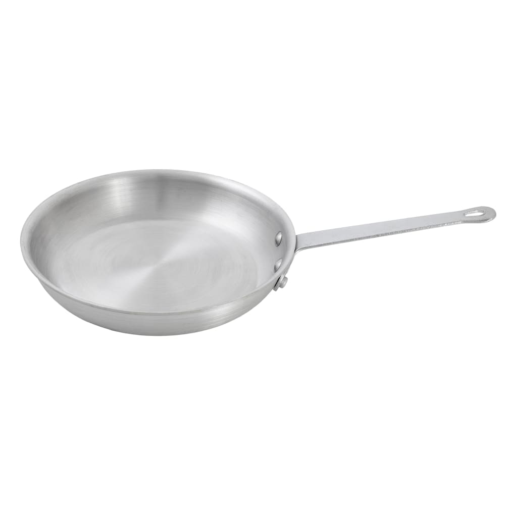 080-AFP10S 10" Aluminum Frying Pan w/ Solid Metal Handle