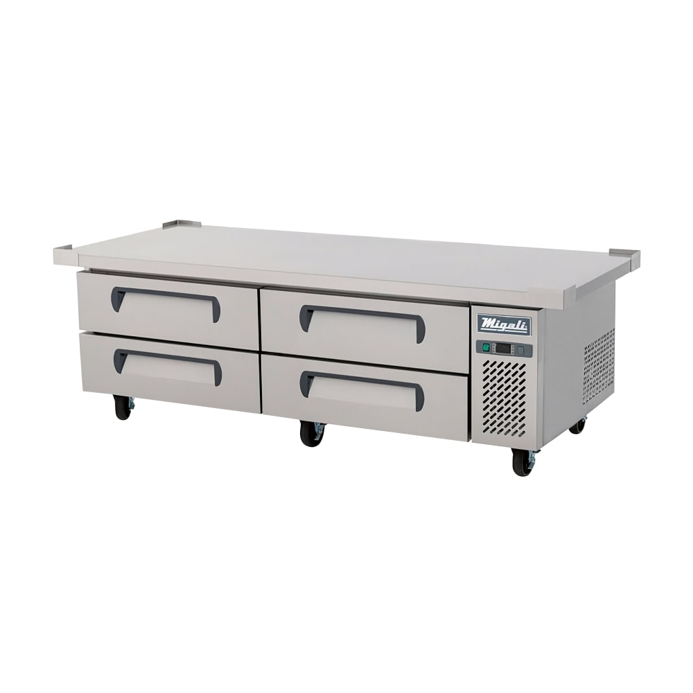 338-CCB7276HC 76" Competitor Series® Chef Base w/ 4 Drawers - 115v