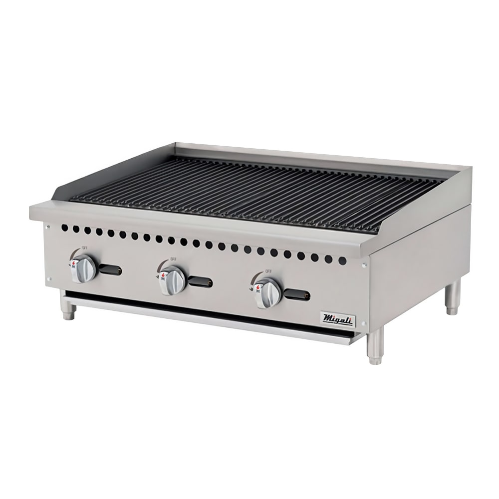 338-CCR36 36" Natural Gas Charbroiler w/ Cast Iron Grates, 105,000 BTU