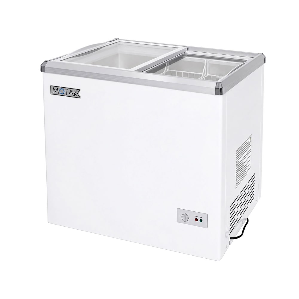 394-MSD142A 29 1/2" Mobile Ice Cream Freezer w/ 2 Baskets - White, 115v