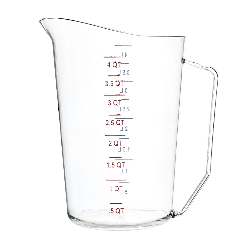144-400MCCW135 4 qt Camwear Measuring Cup - Clear