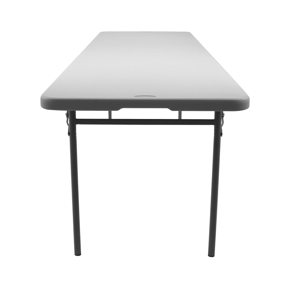 955-CMFIH3096 96" Rectangular Folding Table w/ Speckled Gray Plastic Top, 29 1/4"H