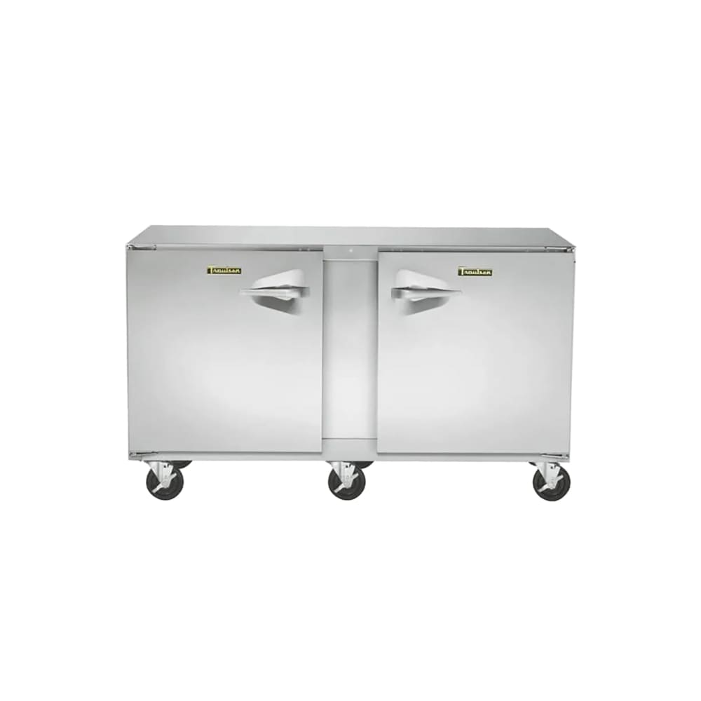 206-UHT60LR 60" W Undercounter Refrigerator w/ 2 Solid Doors, 115v