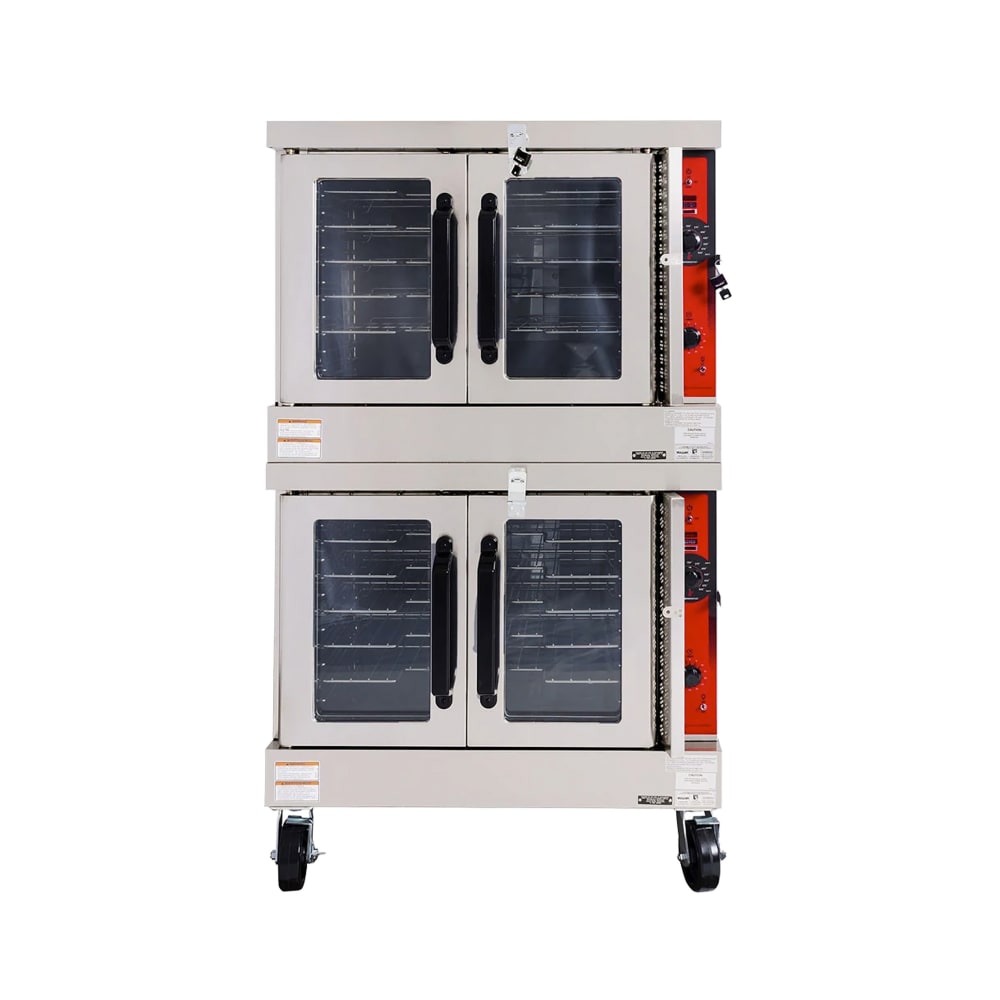 207-VC44ED480 Double Full Size Electric Convection Oven - 25kW, 480v/3ph