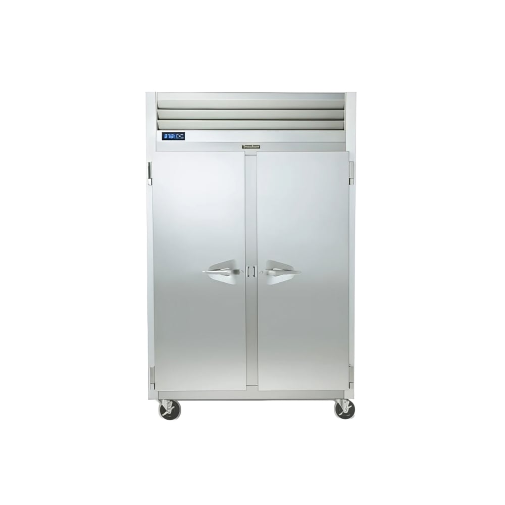 206-G20010 52 1/10" Two Section Reach In Refrigerator, (2) Left/Right Hinge Solid Doors, 115...