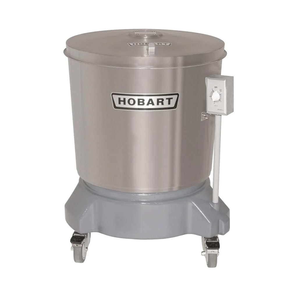 617-SDPS11 20 Gallon Salad Dryer w/ Drain & Stainless Outer Tub, 115v