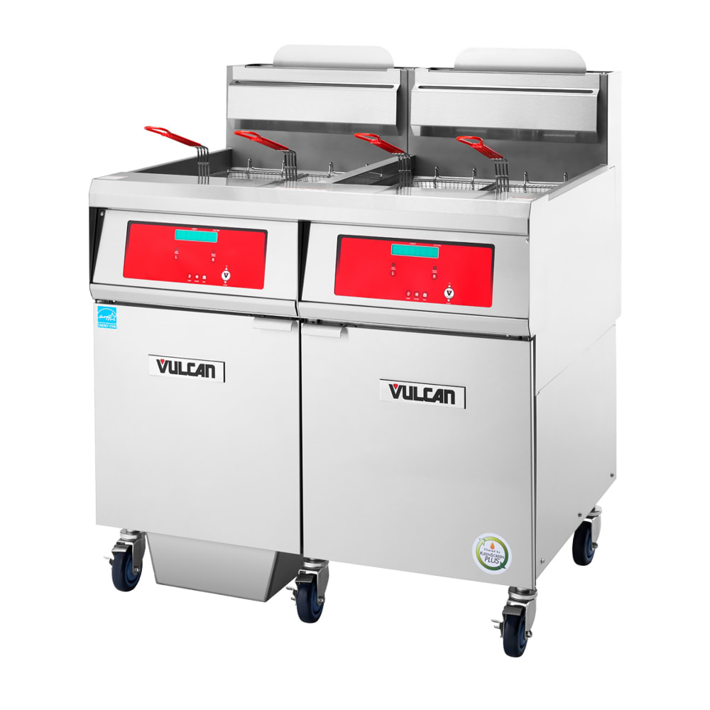 207-2VHG75DFLP QuickFry™ Gas Fryer - (2) 70 lb Vats, Floor Model, Liquid Propane