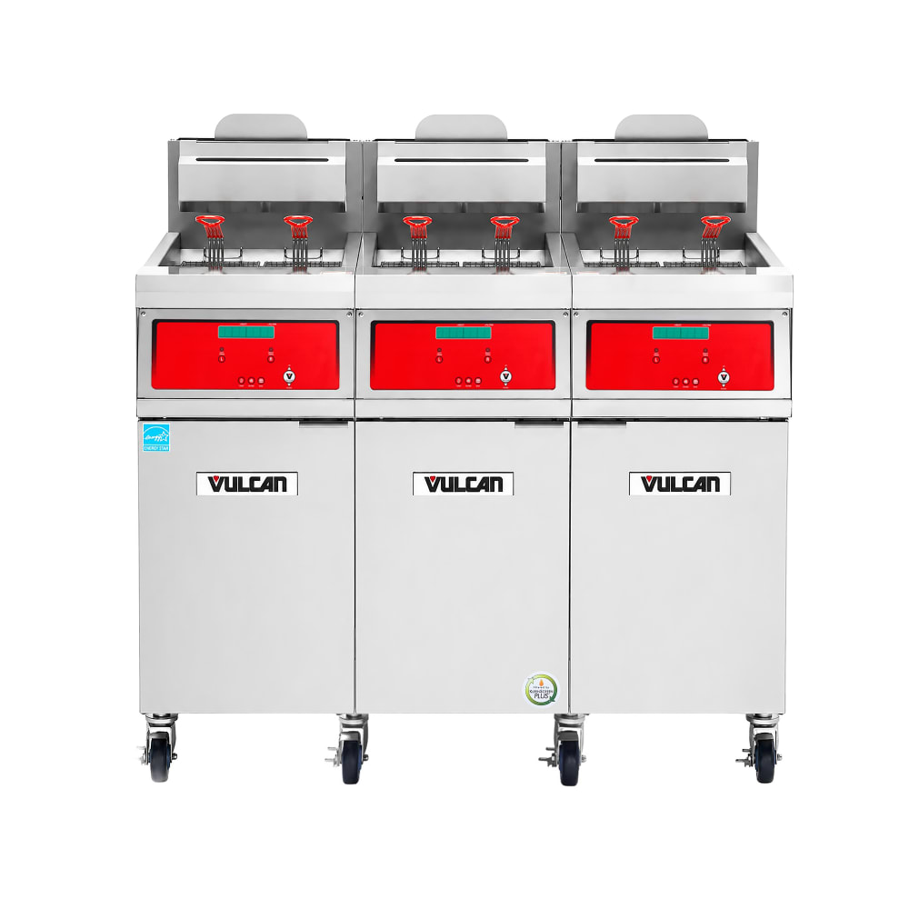 207-3VHG50DFLP QuickFry™ Gas Fryer - (3) 50 lb Vats, Floor Model, Liquid Propane